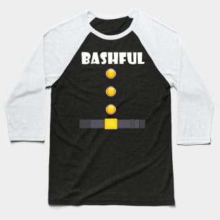 Dwarf Costume T-Shirt - Funny Halloween Gift Idea Bashful T-Shirt Baseball T-Shirt